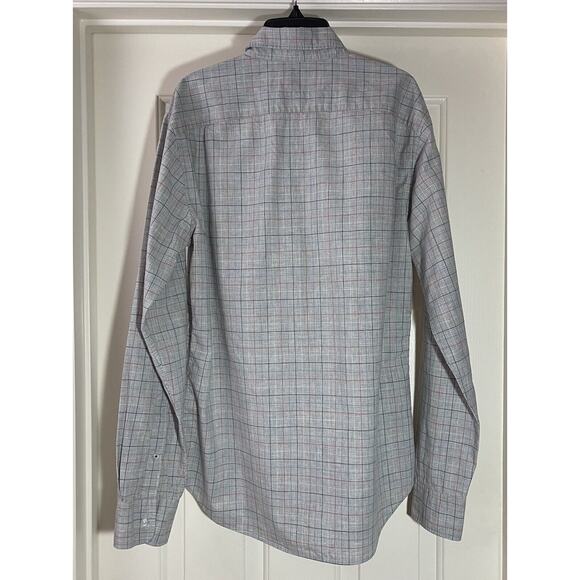 Bonobos Button Down Shirt Mens Medium Slim Fit Plaid Multicolor Long Sleeve - Picture 4 of 10